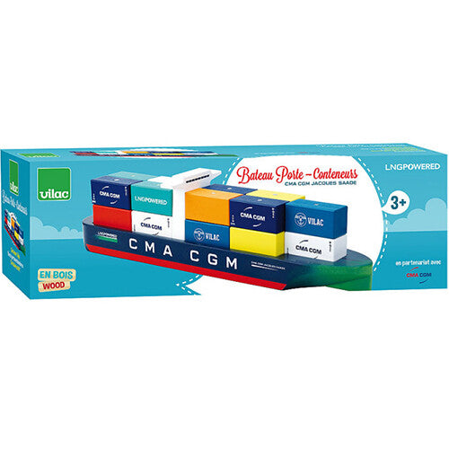 vilac vrachtschip met 18 containers - jacques saadé | VI2356S | 1