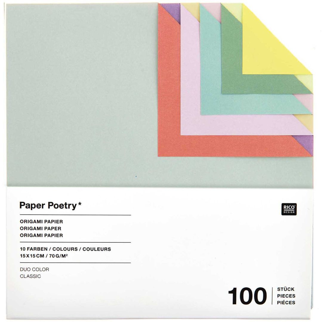 vouwpapier origami duo color - classic - 100st | 300894 | 0