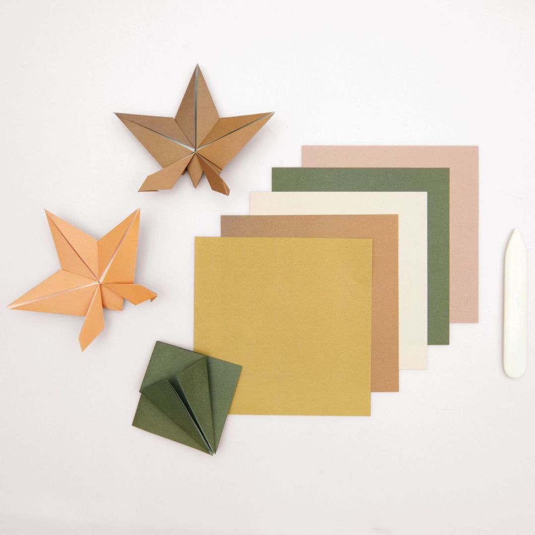 vouwpapier origami duo color - earthy - 100st | 300896 | 1
