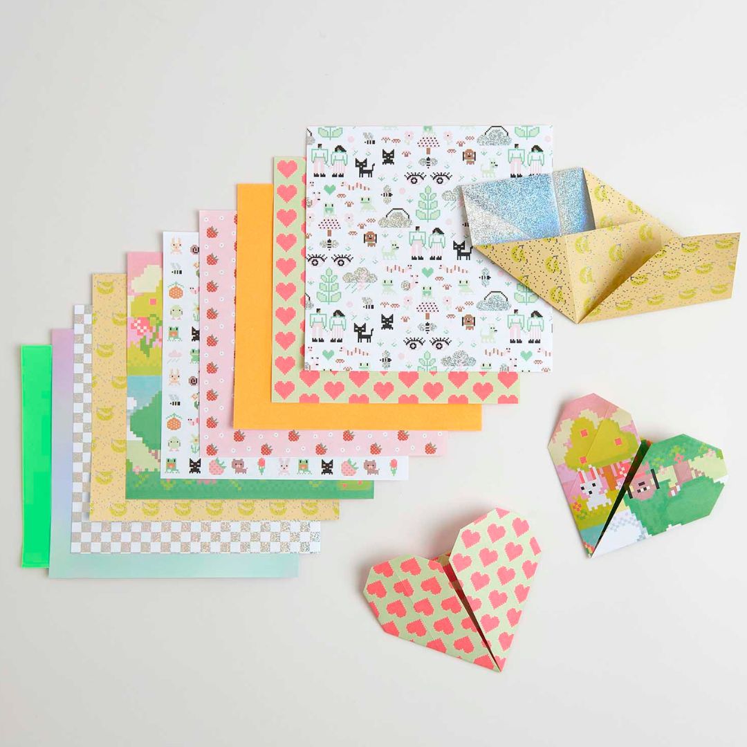 vouwpapier origami futschikato - pixel - 50st | 300891 | 1
