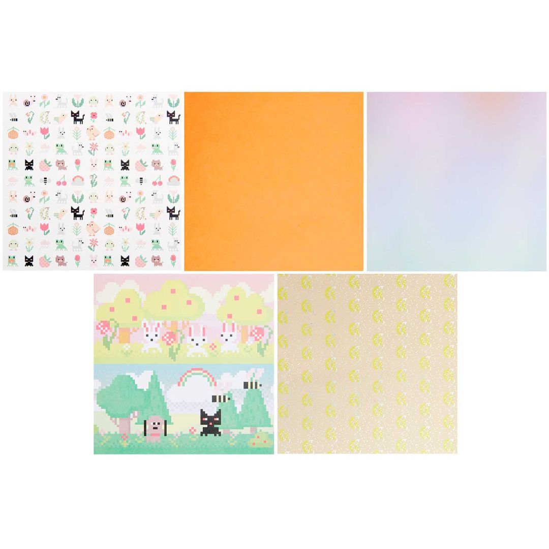 vouwpapier origami futschikato - pixel - 50st | 300891 | 3