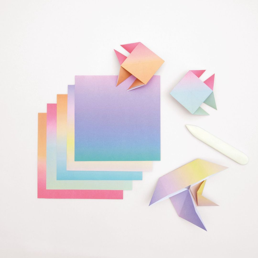 vouwpapier origami linear gradient - 50st | 300893 | 1
