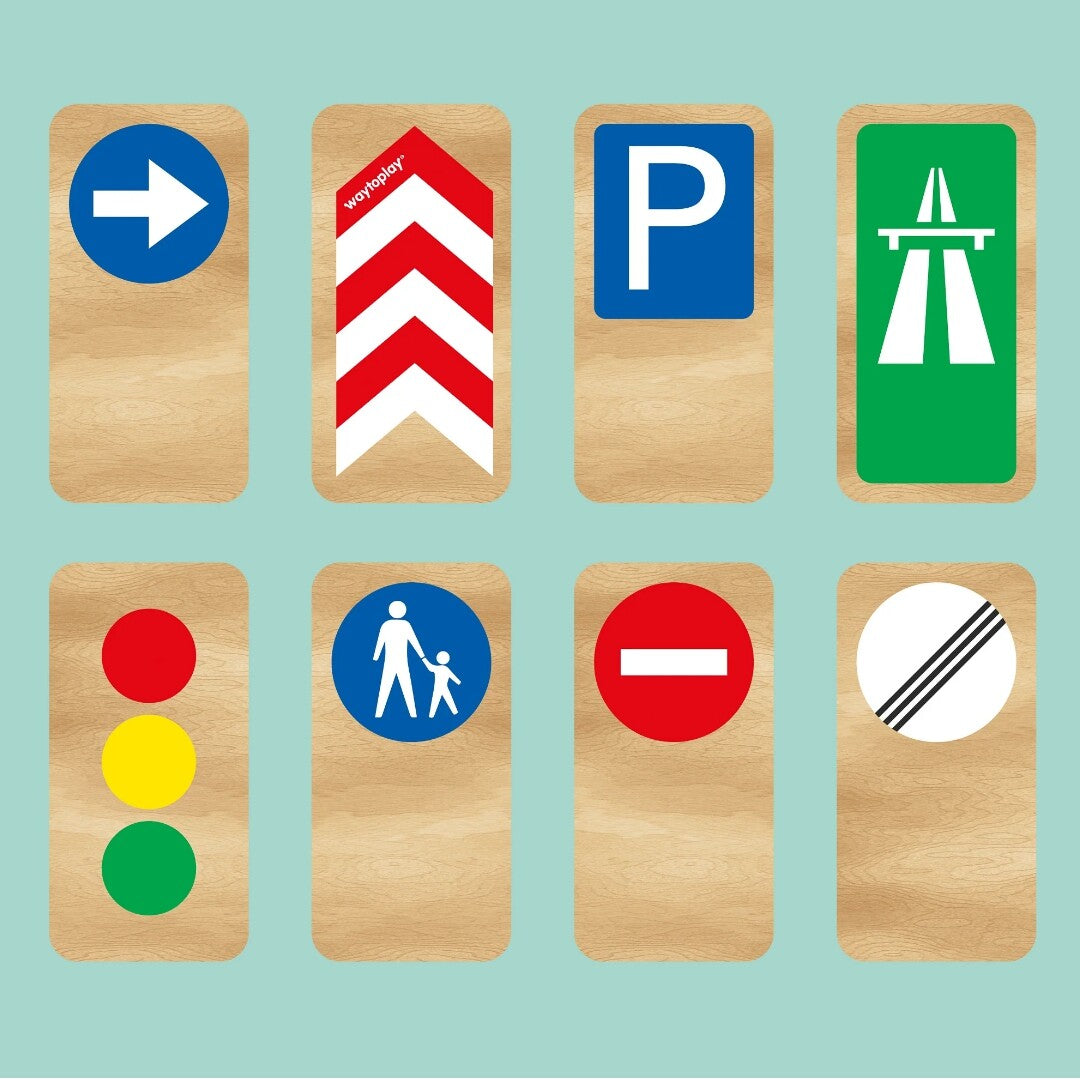 waytoplay verkeersborden 8-delig | W2P-8RB1 | 1