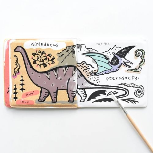 wee gallery badboekje colour me - who loves dinosaurs? | WG654 | 4