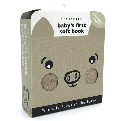 wee gallery stoffen boekje vriendelijke gezichten - op de boerderij  | WG-WG839 | 2