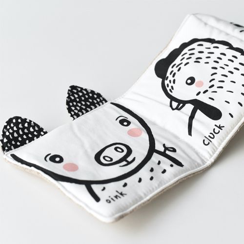 wee gallery stoffen boekje vriendelijke gezichten - op de boerderij  | WG-WG839 | 3