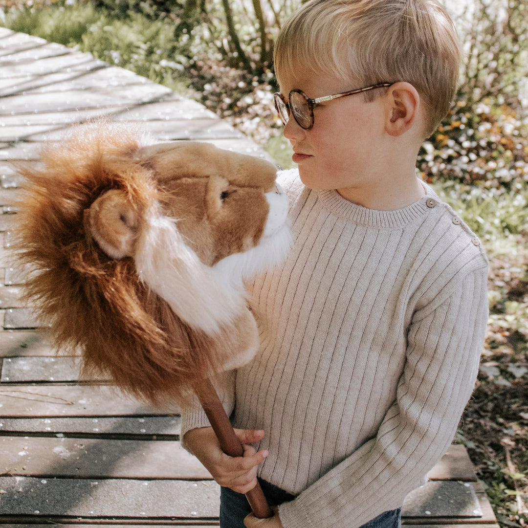 wild & soft stokdier leeuw | WS4801 | 3