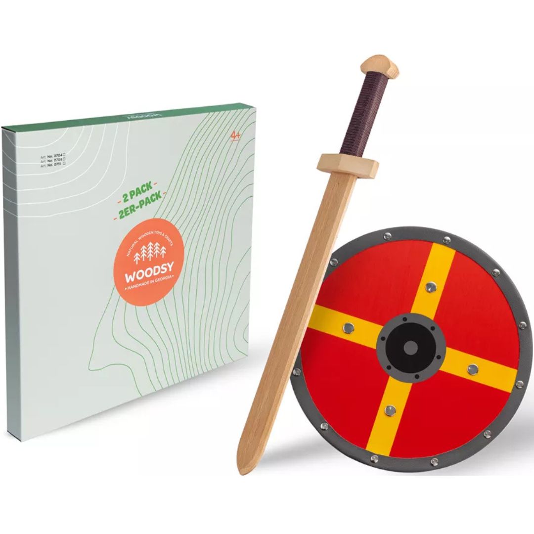 woodsy zwaard met schild - 44,5 cm | 0704 | 3