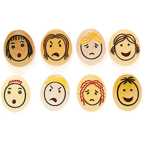 yellow door emotiestenen - 8st | YD1071 | 0