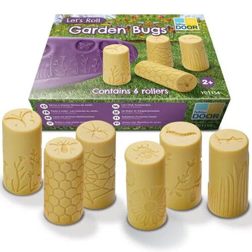 yellow door kleistempels let's roll - tuin insecten - 6st  | YD1154 | 0