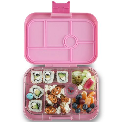 yumbox original broodtrommel 6 vakken - power pink  | PPI202010U | 1