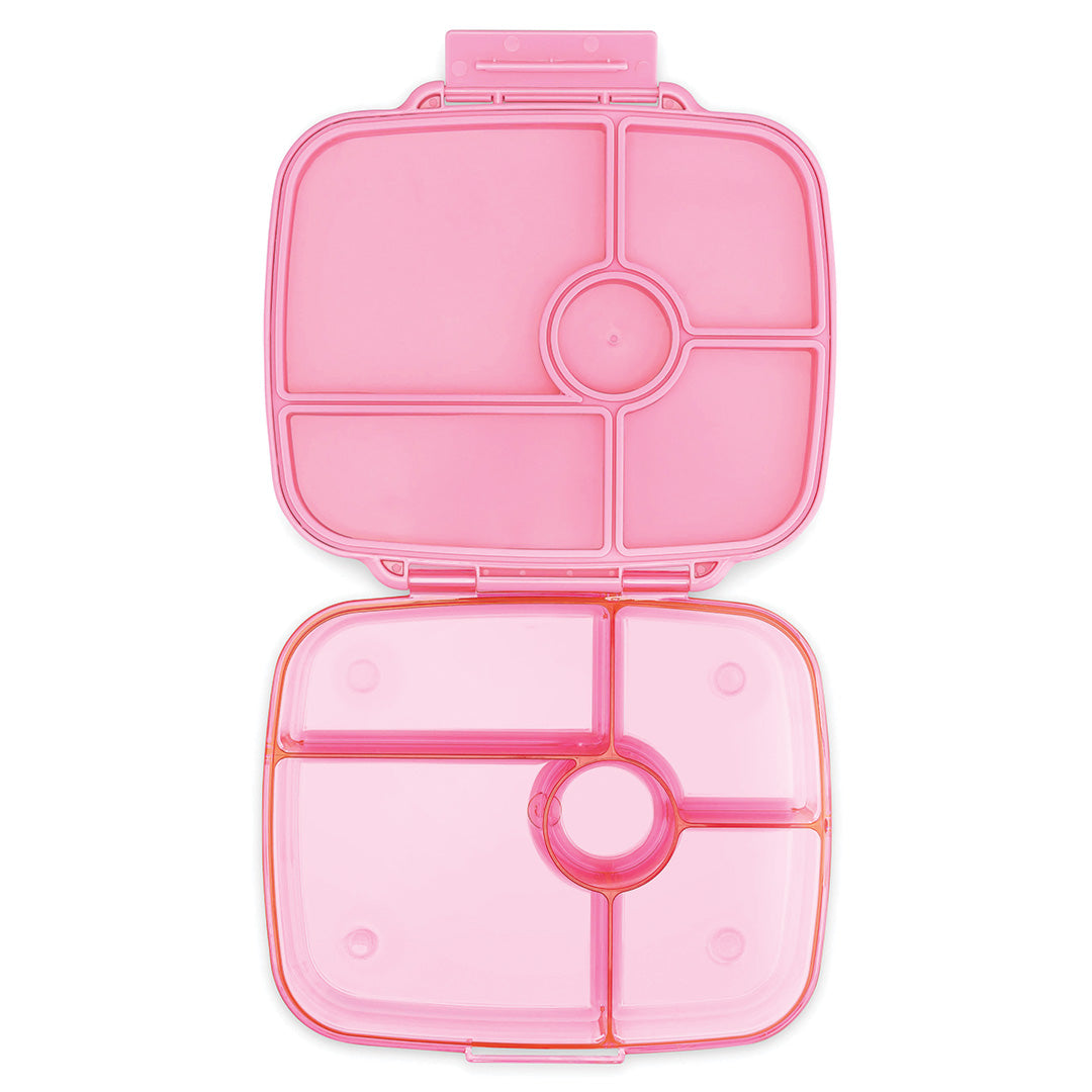 yumbox go bento boîte à lunch 5 compartiments - sydney pink