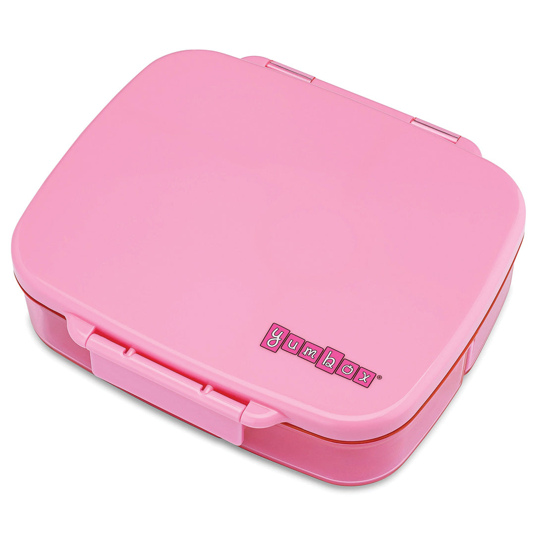 yumbox go bento boîte à lunch 5 compartiments - sydney pink