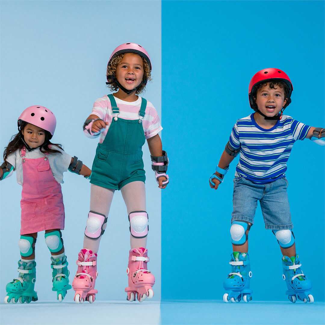 yvolution kinderskeelers blauw - maat 30-34  | 03.YC01B4 | 2