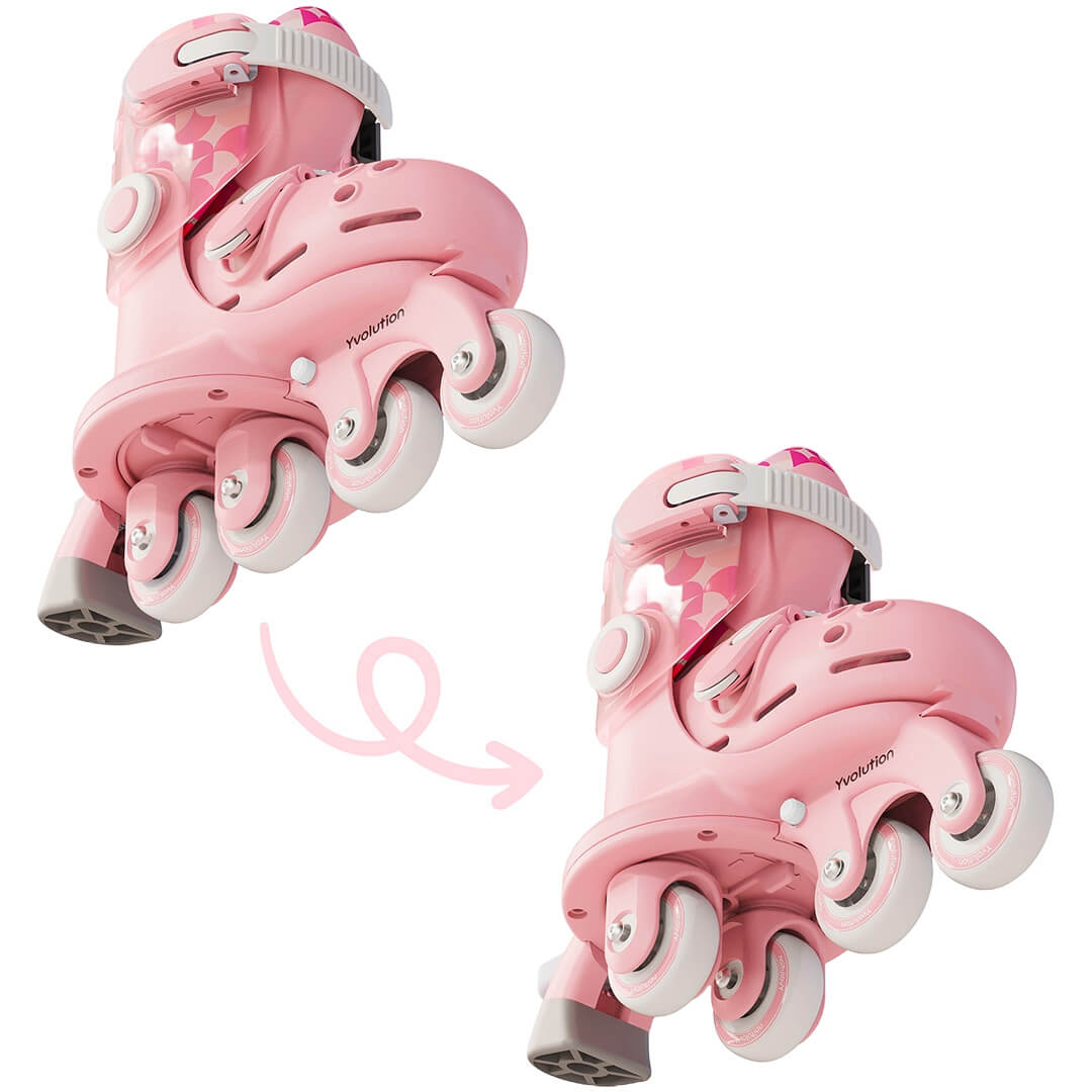 yvolution kinderskeelers roze - maat 30-34 | 03.YC01P4 | 3