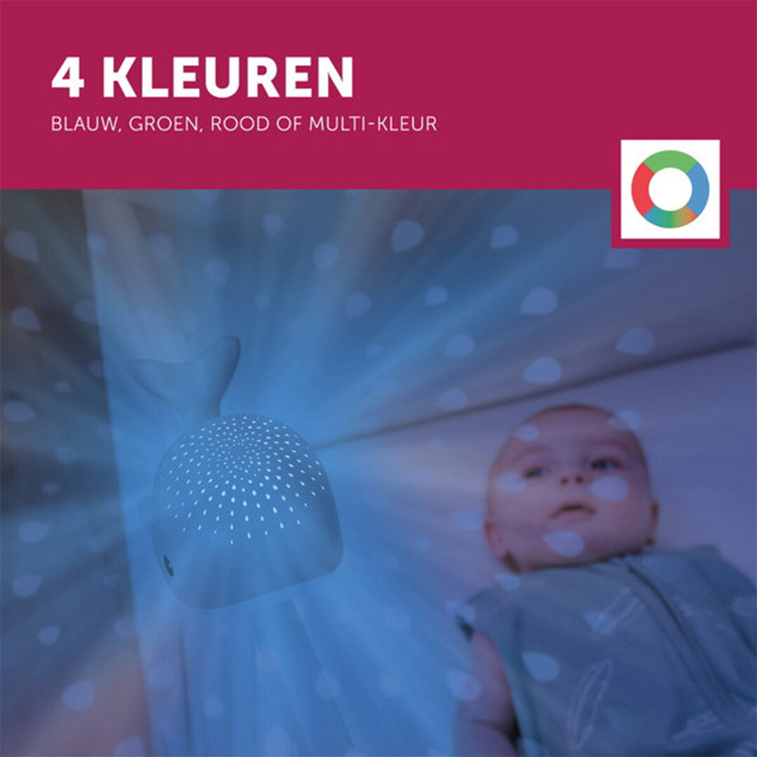 zazu muziekdoos en lichtprojector wally - groen  | ZA-WALLY-04 | 2